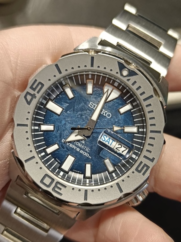 SEIKO NIGHT ANTARTICA Monster 4R36 11C0 Watch Co. Roma